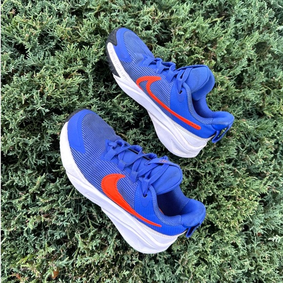 Nike Star Runner 4 Little Kids Athletic Shoes Toddler Boy Size 12 Blue - Picture 4 of 13